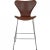 Animal Skin Bar Stool in Mokka Classic Leather from Arne Jacobsen For Sale - Image 7 of 7