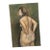 Vintage Oil on Canvas Nude Portrait of Woman For Sale