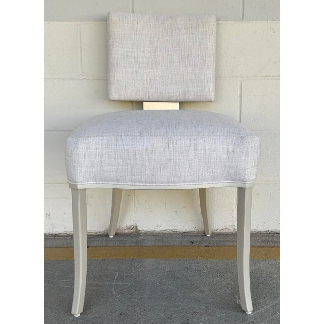 Wood Caracole Modern White Reserved Seating Dining Chairs Set of 6 For Sale - Image 7 of 13