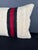 Turkish Hemp Pillow Cushion Natural Beige Red Pillow Cushion Cover 16" x 24" For Sale - Image 4 of 4