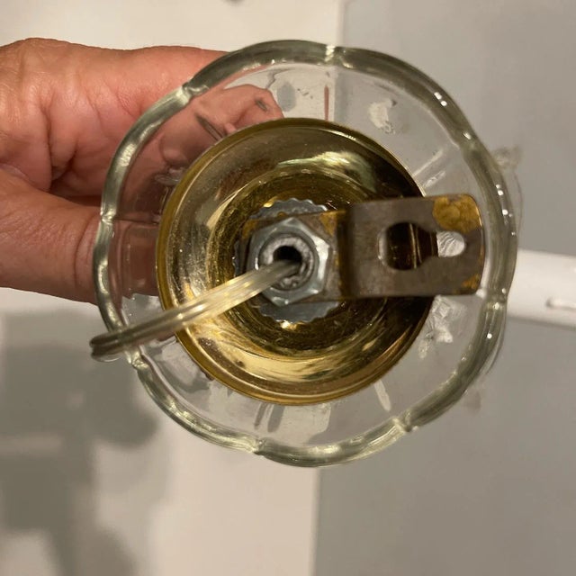 Murano Glass Crystal Sconces, 1970s, Set of 3 For Sale - Image 6 of 7