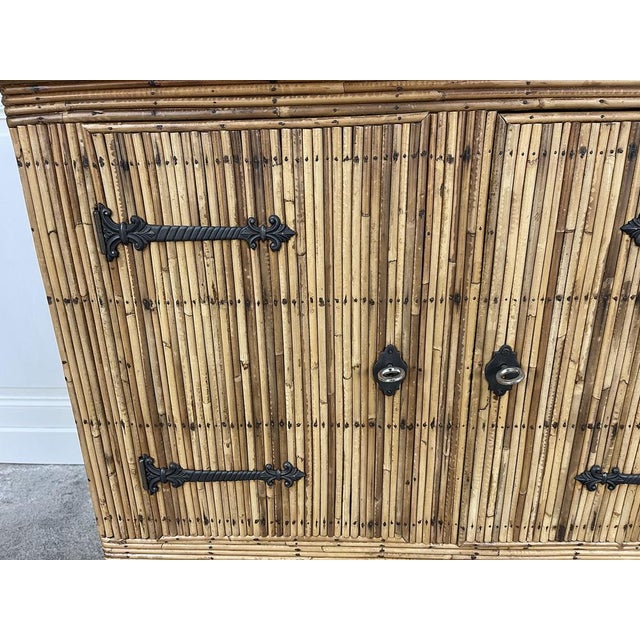 Vintage Sideboard attributed to Adrien Audoux & Frida Minet, 1960s For Sale - Image 3 of 9