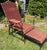 Adjustable Wicker and Metal Garden Lounge Chair, 1960s For Sale - Image 4 of 18