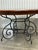French Country Ethan Allen “Maison” Wrought Iron Base Dining Table With One Leaf For Sale - Image 3 of 10