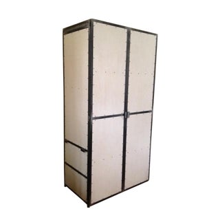 Modern Industrial Armoire For Sale