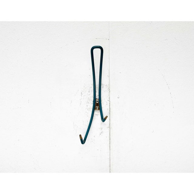 Mid-Century Modern German Wall Coat Rack, 1960s, Set of 5 For Sale - Image 16 of 18