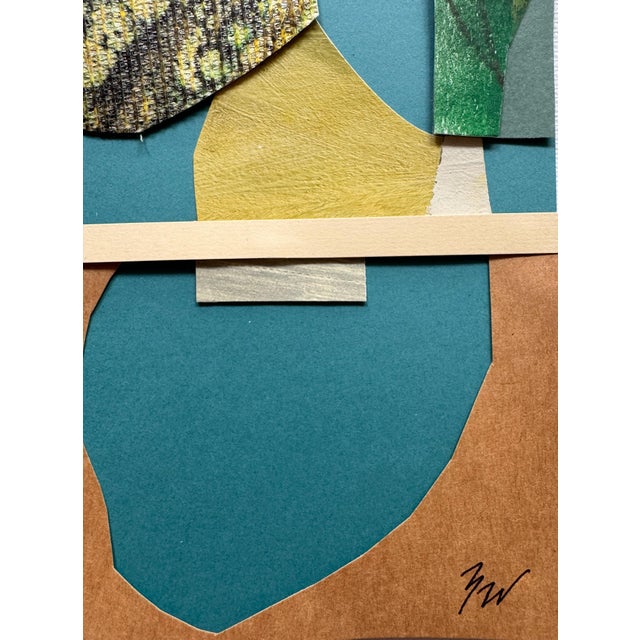 "Pop Music 1" Original Mixed-Media Collage on Paper by Zac Woodiel For Sale - Image 4 of 9