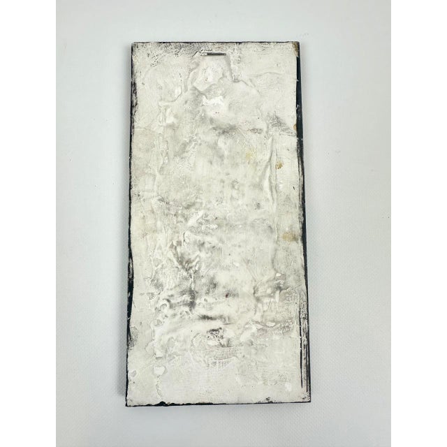 Mid-Century Czech Wall Plaster Sculpture, 1966 For Sale - Image 9 of 11