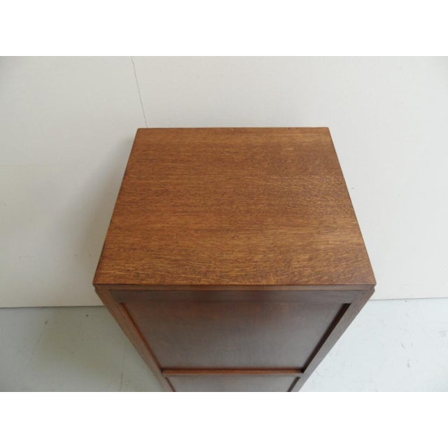 Vintage Filing Cabinet with Roller Shutter, 1930s For Sale - Image 12 of 14