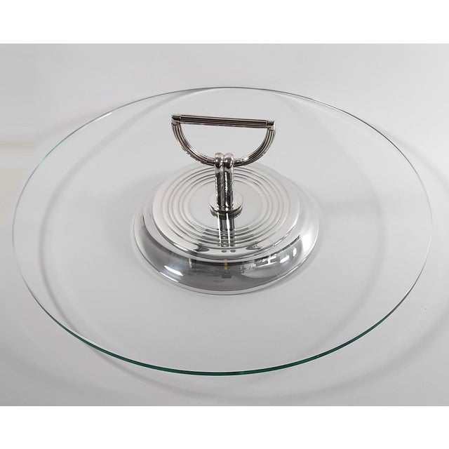Christofle 1940s Christofle Art Deco Style Cheese Serving Tray For Sale - Image 4 of 7