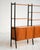 Brown Scandinavian Double Teak Bookcase with Black Uprights, 1960s For Sale - Image 8 of 17