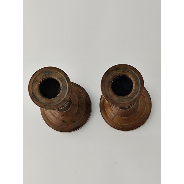 Biedermeier Style Disc Candleholders, 1930s, Set of 2 For Sale - Image 6 of 10