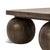 Modern Walnut Orb Leg Coffee Table For Sale - Image 4 of 6