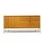 Paul McCobb for Calvin Irwin Collection Mid Century Bleached Mahogany and Brass Credenza and Hutch For Sale - Image 11 of 15