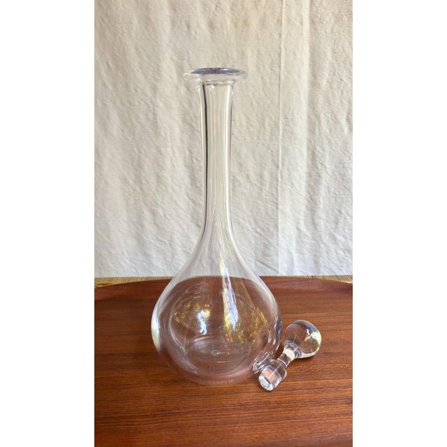 Mid-Century Modern Late 20th Century Mid Century Modern Clean-Lined and Classic Baccarat 'Montaigne' Decanter For Sale - Image 3 of 6
