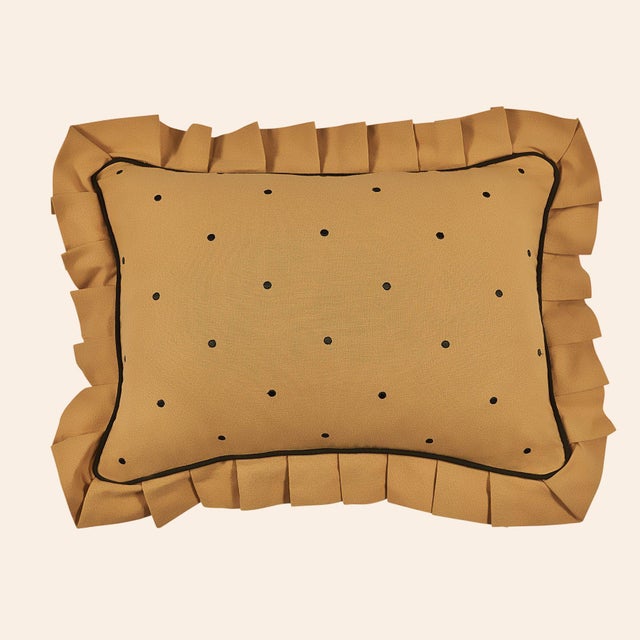 Panna Cotta Dolce Dots Cushion by Ceraudo For Sale - Image 5 of 5