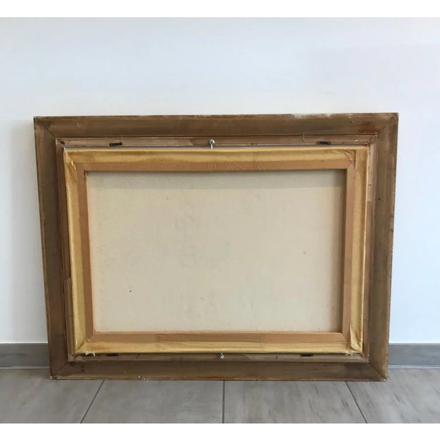 Franck Chabry, The Couple, Oil on Canvas For Sale - Image 8 of 9