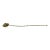 Vintage Brass Candle Snuffer For Sale