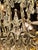 Traditional Large Italian Beaded Crystal Chandelier For Sale - Image 3 of 10