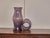 Brown Amethyst Midcentury Period Hurricane Lamp Glass Shades, a Pair For Sale - Image 8 of 8