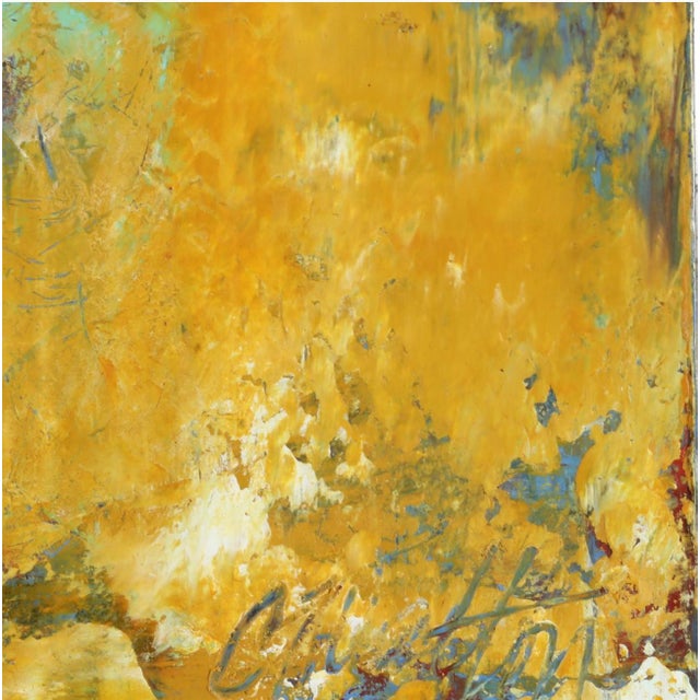 Oil and cold wax on panel, signed at lower right, additionally signed en verso, unframed. 16 x 16 in. Private Collection,...