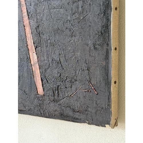 Georges Ferrato, Abstract Composition 3, Acrylic on Canvas For Sale - Image 4 of 9