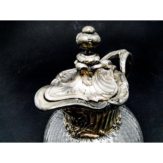 Glass 20th Century Art Nouveau Wine Jug from WMF, Germany, 1890s For Sale - Image 7 of 16