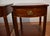 1940s Pair Biggs Virginia English Sheraton Mahogany Side Tables / End Tables For Sale - Image 6 of 18