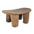 Vintage larger sized Lobi wood stool. Beautiful thick carved legs created from a single piece of wood. Apparent signs of...