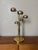 Vintage Brass Waterfall/Tiered Eyeball Lamp After Sonneman For Sale In Houston - Image 6 of 12