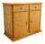 French Rattan & Elm Buffet Cabinet, 1970s For Sale
