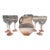 Pink Pitcher and 6 Pink Wine Glasses For Sale