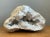Formed through millennia of natural geological crystallization, this vintage white quartz geode specimen features a...