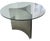Pedestal Table in Stainless Steel by Michel Boyer, France, 1970 For Sale