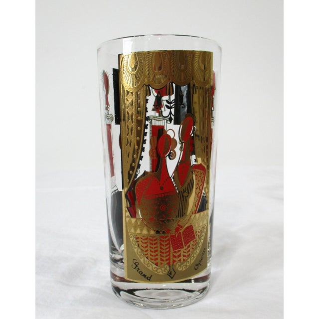 Mid 20th Century Georges Briard Grand Opera Highball Glasses For Sale In Cincinnati - Image 6 of 10