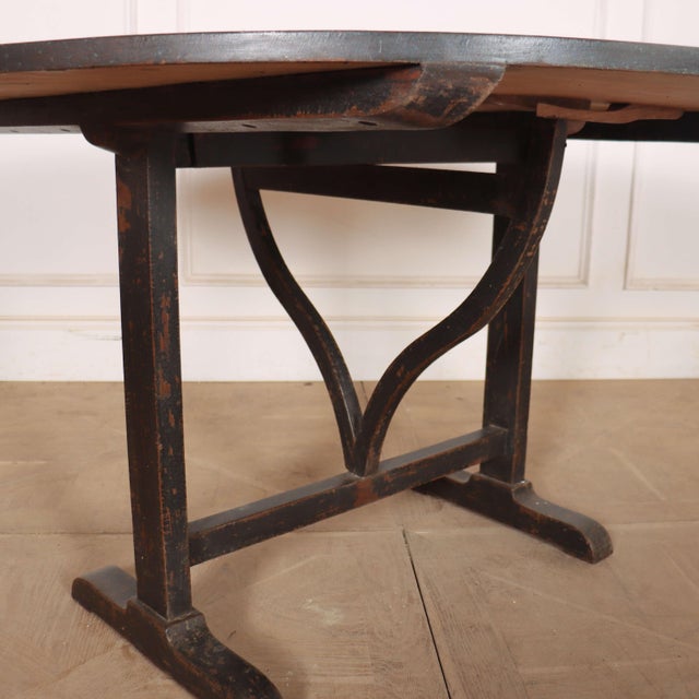 French Wine Tasting Table For Sale - Image 9 of 10