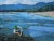 Clam Digger, Dillon Beach, Contemporary Original Oil Painting For Sale