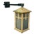 Antique Early 20th C. Aesthetic Movement Mission or Mackintosh Style Outside Iron Wall Lantern For Sale