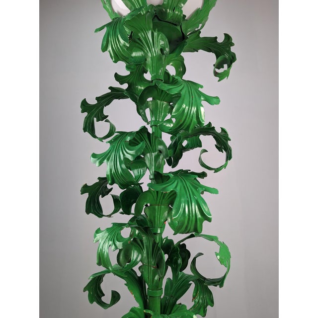Floor Lamp with Acanthus Leaves, 1950s For Sale - Image 5 of 17
