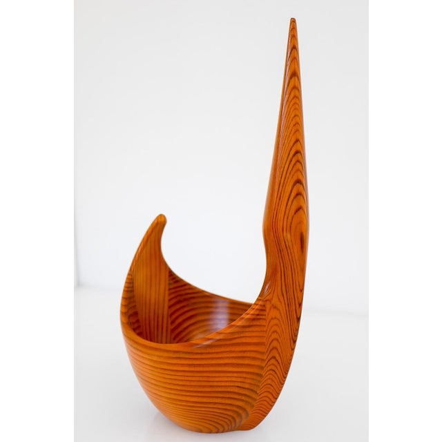 Vintage Swedish Wooden Bowl by Johnny Mattsson, 1959 For Sale - Image 15 of 16