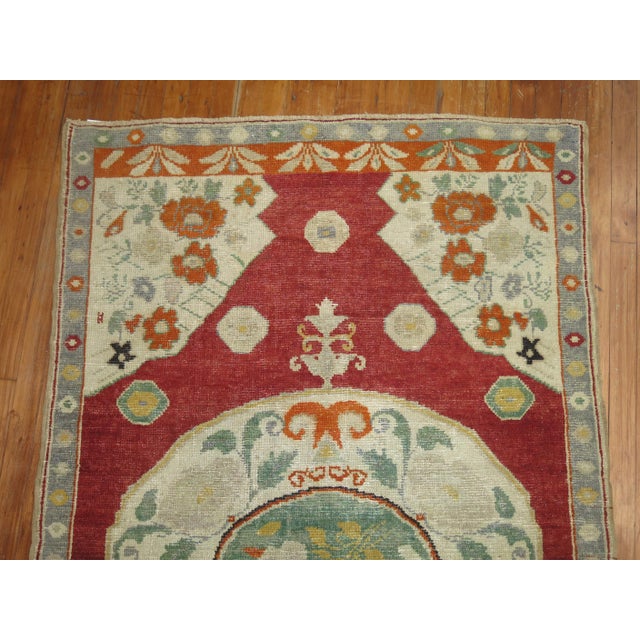 Early 20th Century Early 20th Century Turkish Oushak Rug - 3'11" x 6'11" For Sale - Image 5 of 6