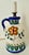 Petite Italian Sgraffito Flower Jug Pottery Accent Table Lamp For Sale - Image 9 of 12