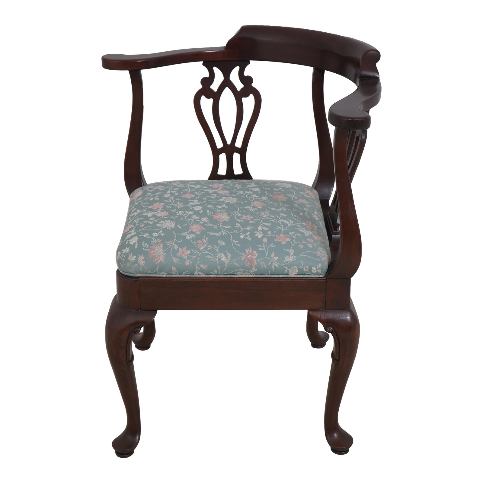 Ethan Allen Georgian Court Cherry Corner Chair | Chairish