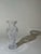 Large Art Deco German Hand-Cut Crystal Thistle Vase, 1920s For Sale - Image 11 of 15