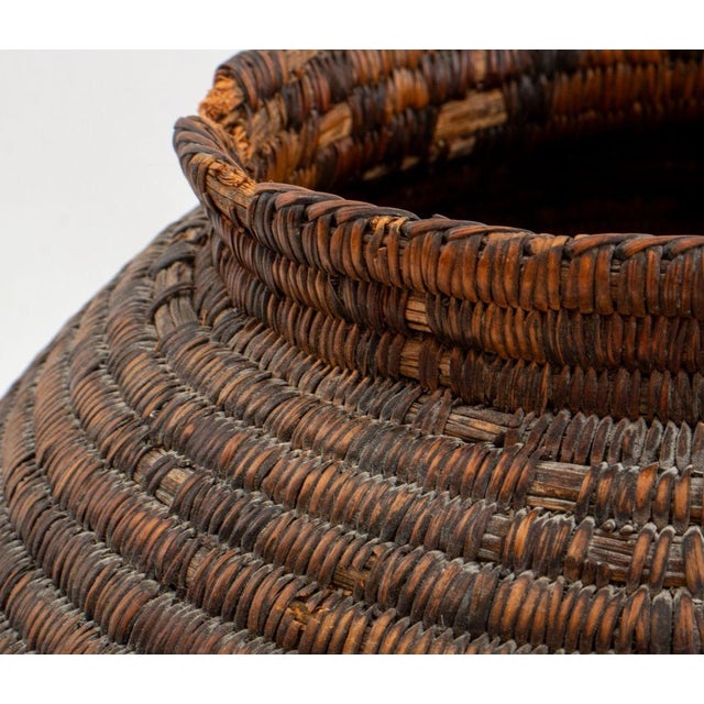 Native American Native American Woven Baskets, 2 For Sale - Image 3 of 8