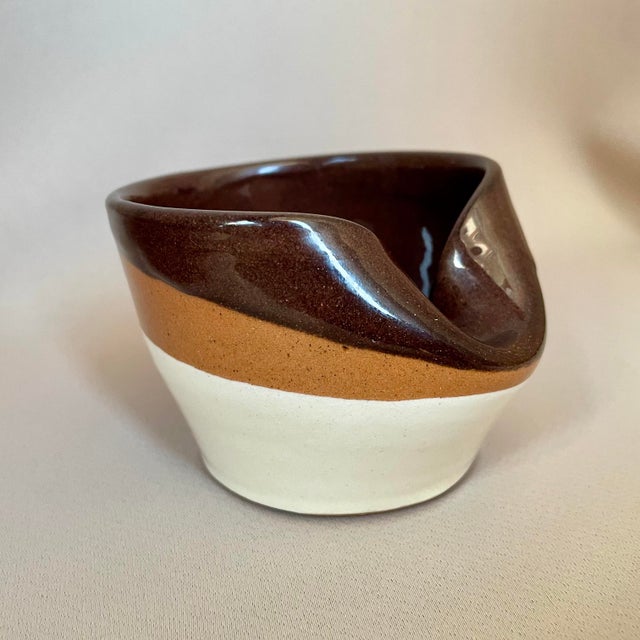 Beige Mid-Century Glazed Ceramic Ashtray from Uluv, 1970s For Sale - Image 8 of 14