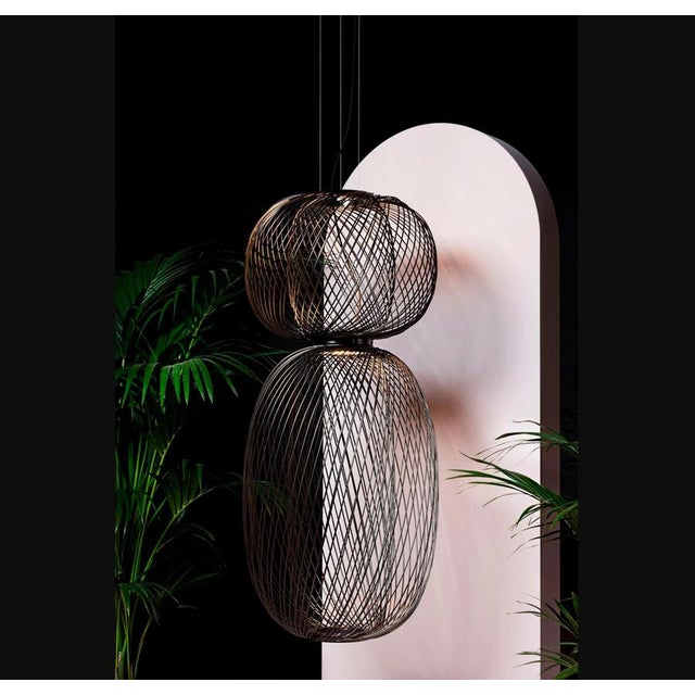 Top 45 / Bottom 90 Suspension Lamp by Stephen Burks for Parachilna For Sale - Image 13 of 14