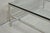 Vintage Mid Century Modern Milo Baughman Style Chrome Glass Square Coffee Table For Sale - Image 4 of 12