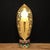 Late 19th Century Late 19th Century Polychrome Bronze Guanyin Statue With Aureole, 940g For Sale - Image 5 of 9