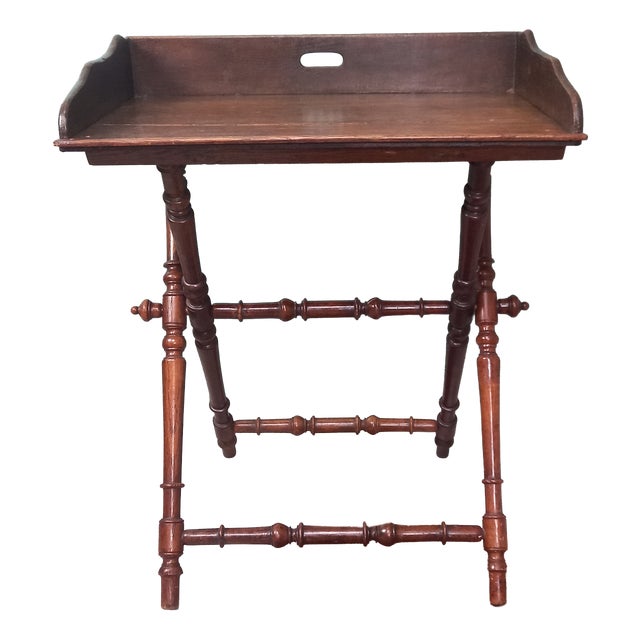 19th Century Georgian Military Campaign Butler Tray Table For Sale